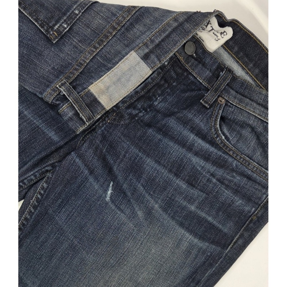 Elizabeth and‎ James Textile "Patti" Jeans Size 30 Waist 34" Dark Blue Wash 30"